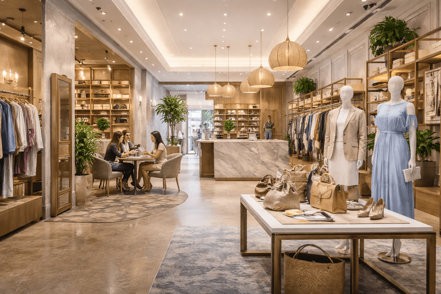 retail and commercial spaces
